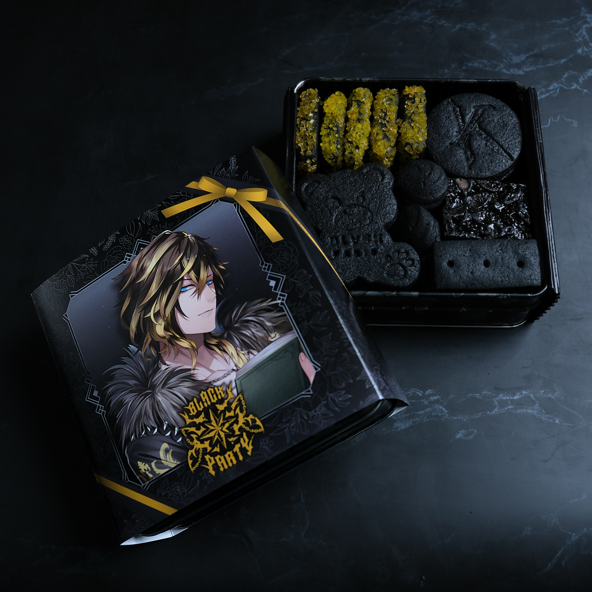 Team K】BLVCK COOKIE TIN(ブラックスター -Theater Starless- ver Team K】BLVCK COOKIE TIN(ブラックスター -Theater Starless- ver