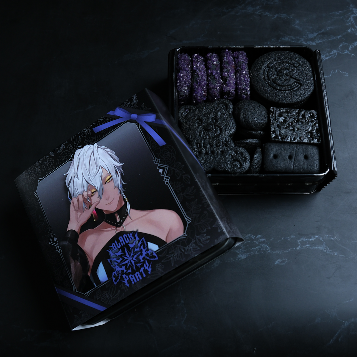 Team C】BLVCK COOKIE TIN（ブラックスター -Theater Starless- ver