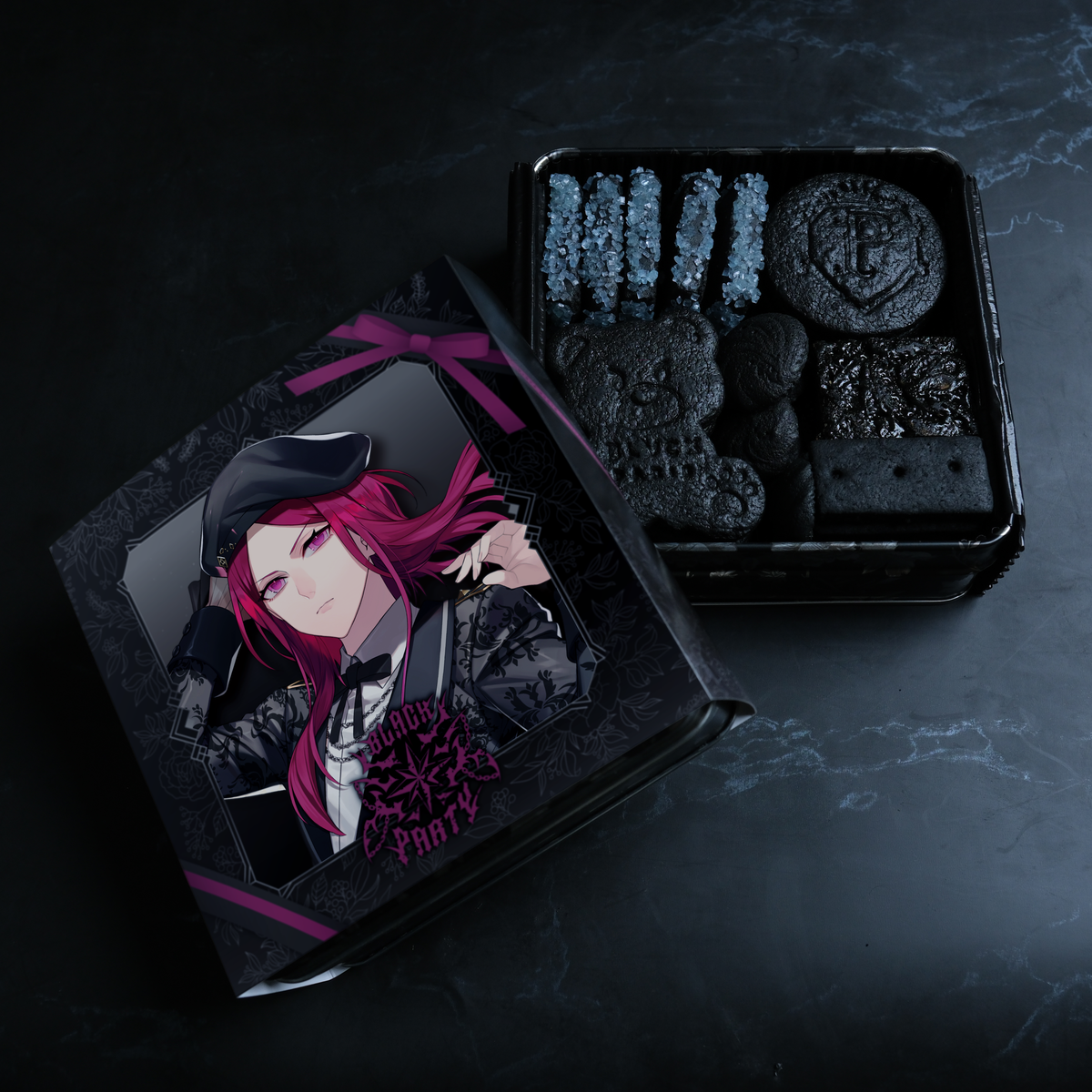 Team P】BLVCK COOKIE TIN(ブラックスター -Theater Starless- ver Team P】BLVCK COOKIE TIN(ブラックスター -Theater Starless- ver