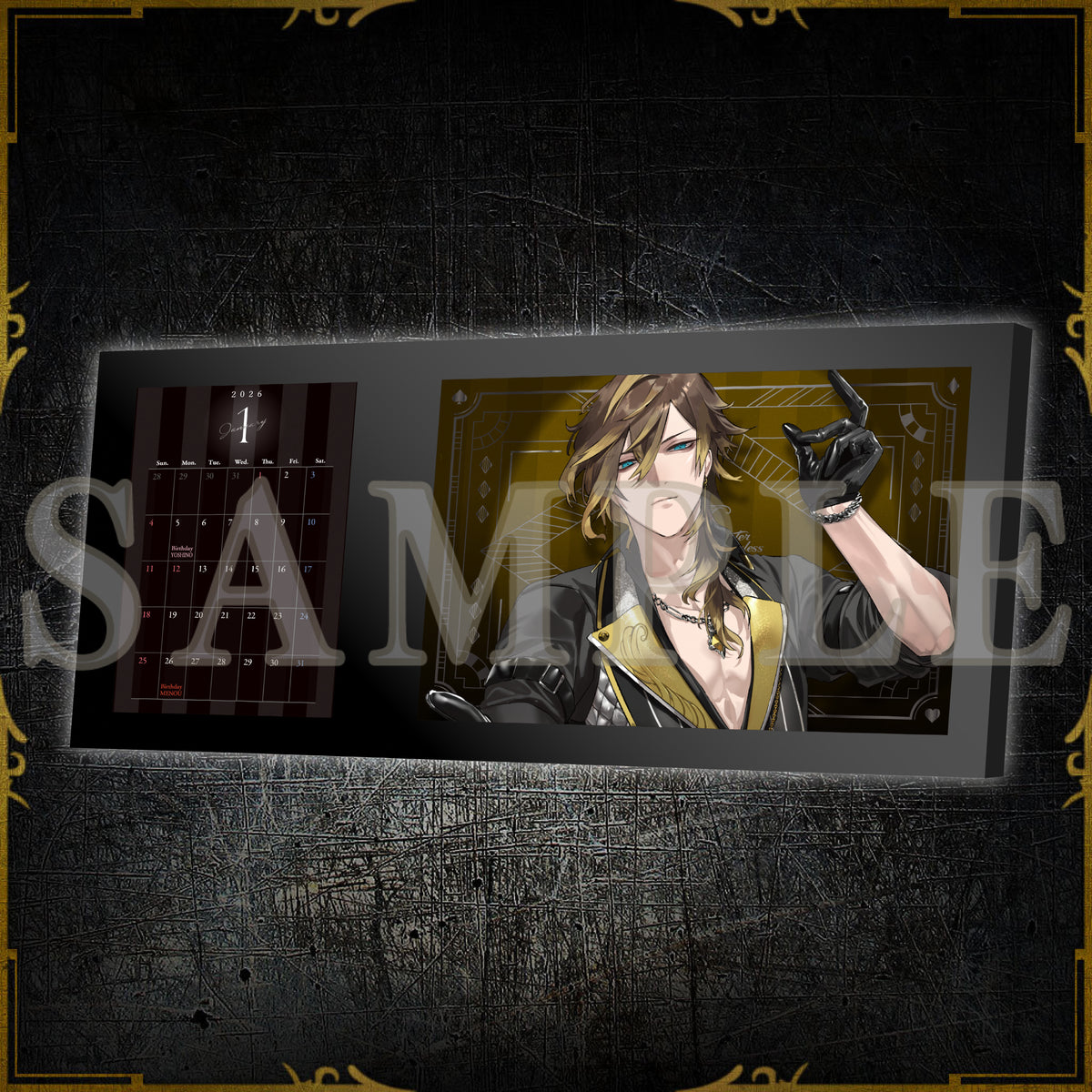 AGF2025 卓上カレンダー – ブラックスター -Theater Starless