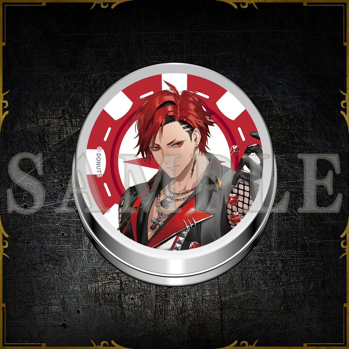 AGF2025 カジノチップ風ハンドクリーム – ブラックスター -Theater