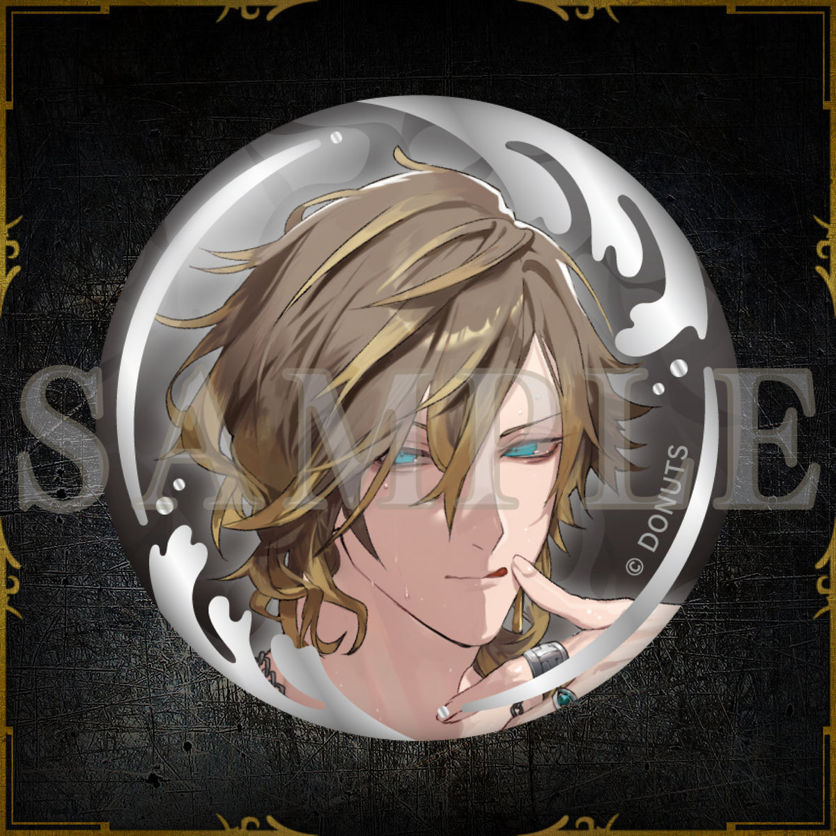 ノーチラス・ブルー 56mm缶バッジ – ブラックスター -Theater Starless