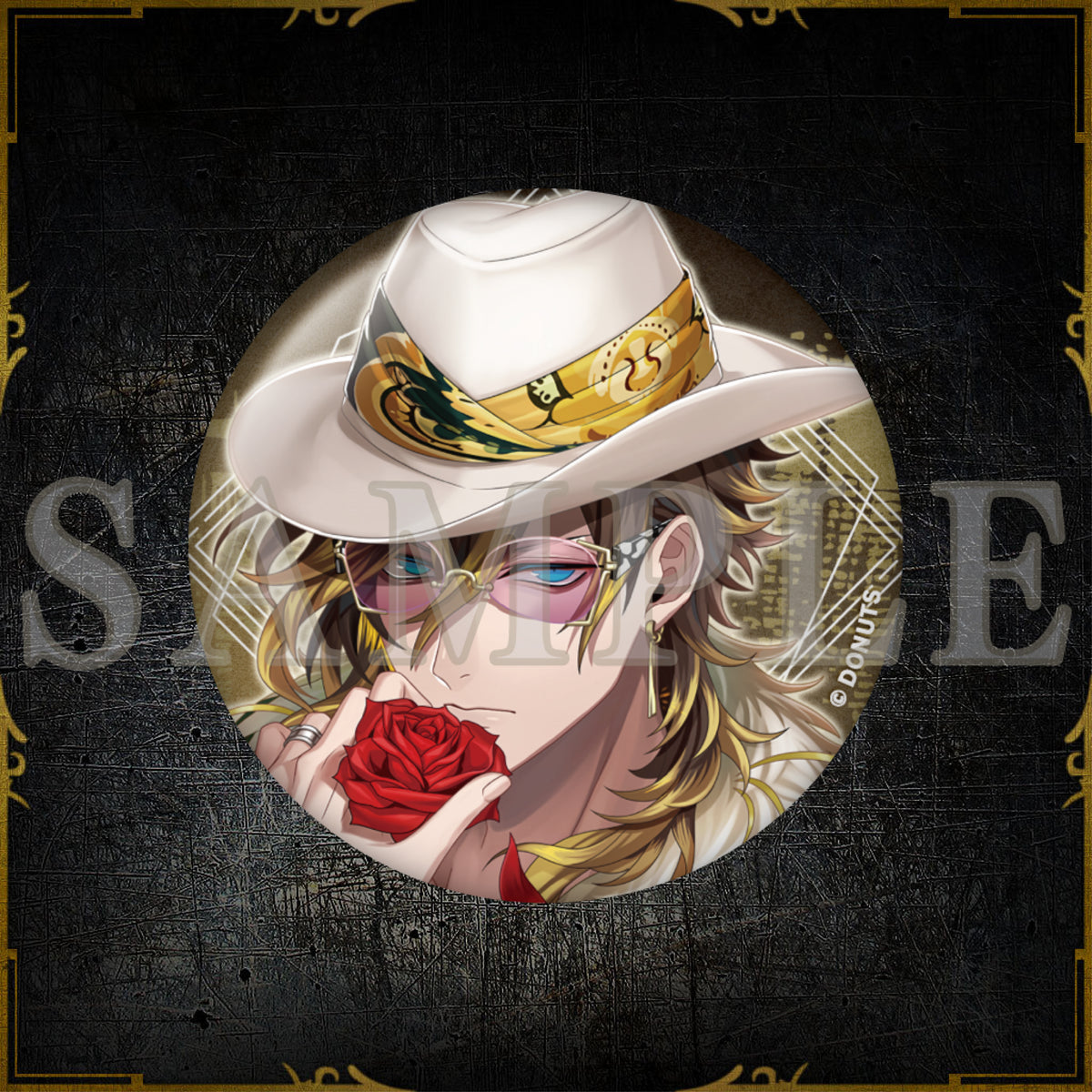 57㎜缶バッジ Painted Kver. – ブラックスター -Theater Starless