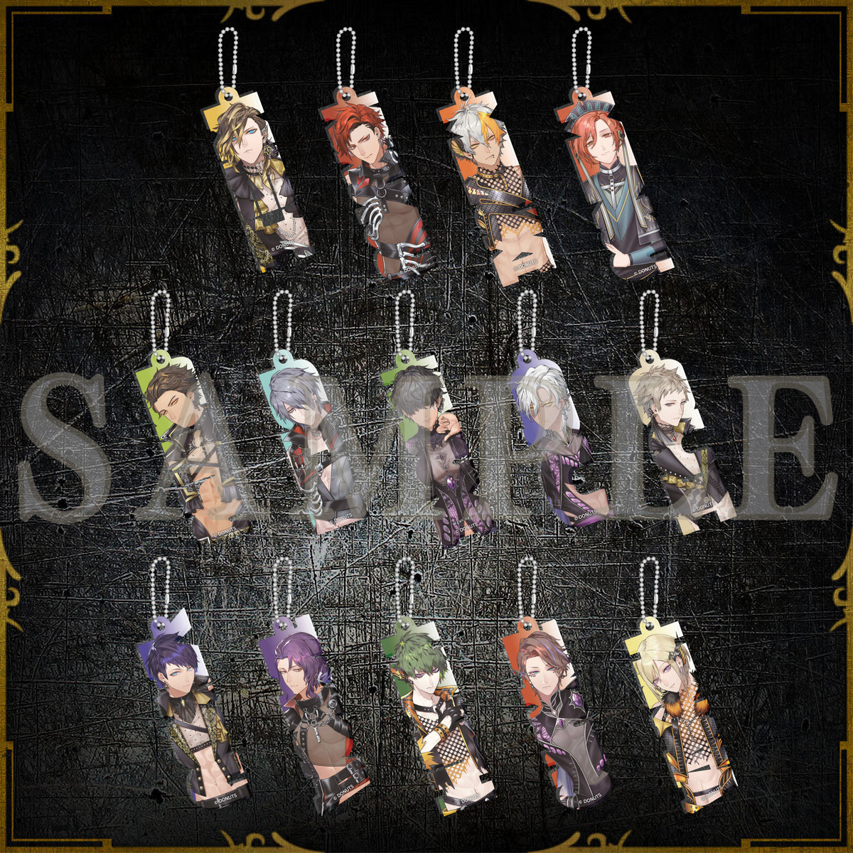 ネームプレートキーホルダー 6周年衣装ver. Vol.1 – ブラック