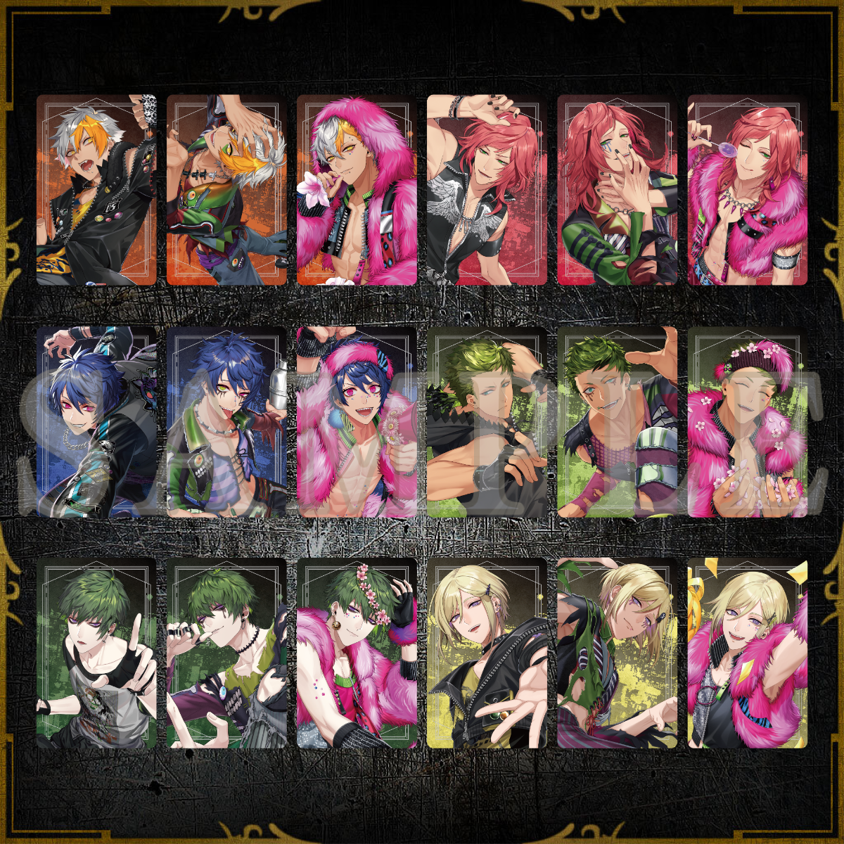 ビジュアルフォトカード Painted Bver. – ブラックスター -Theater