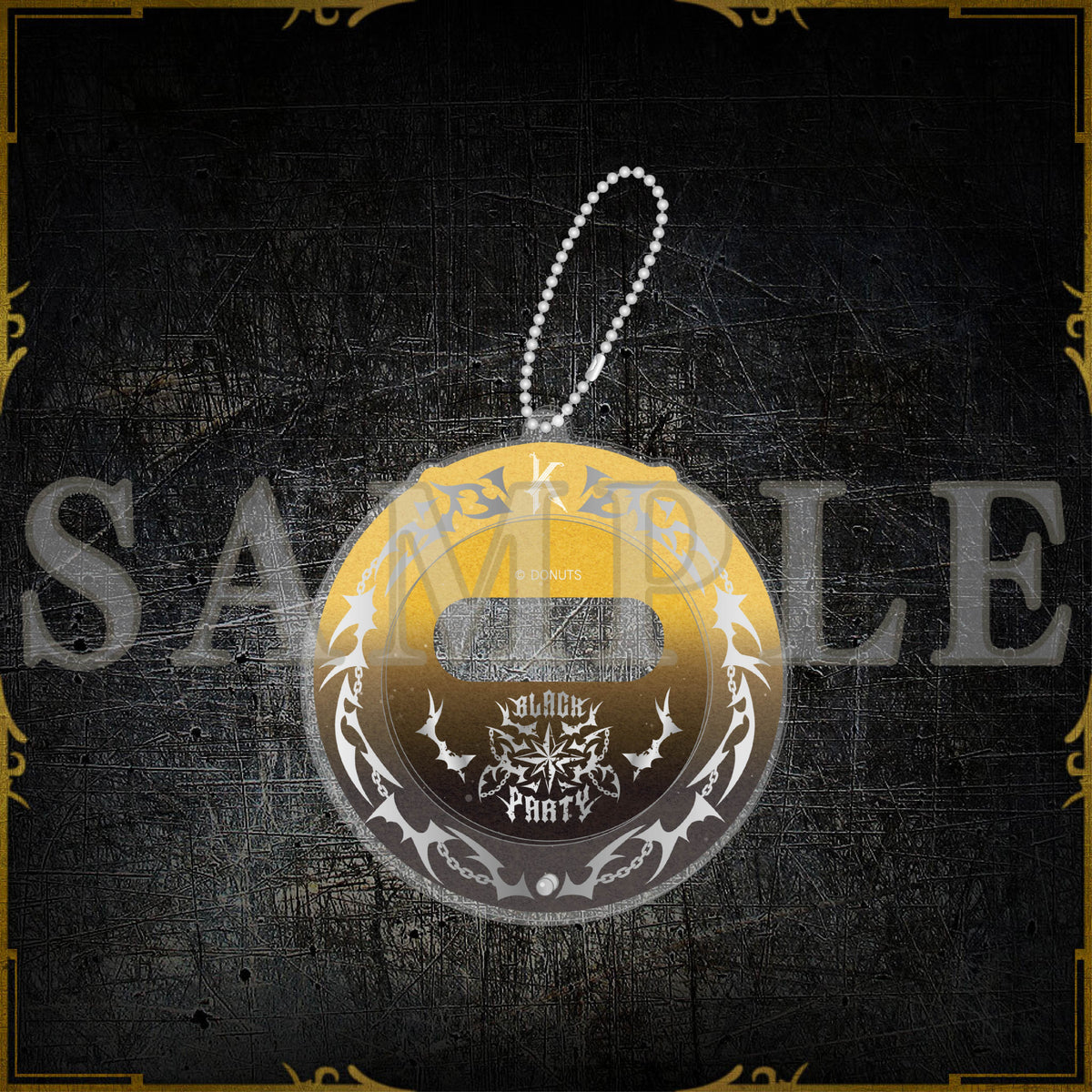 KARA ファンミーティング　ファンミ　缶バッジ　キーホルダー　コンサート BLACK PARTY 缶バッジホルダー – ブラックスター -Theater