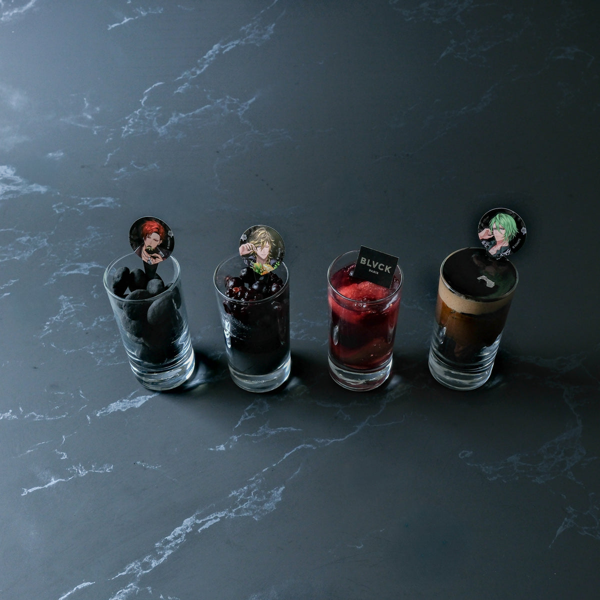 Blvck Glass Desserts 4種アソート – ブラックスター -Theater 