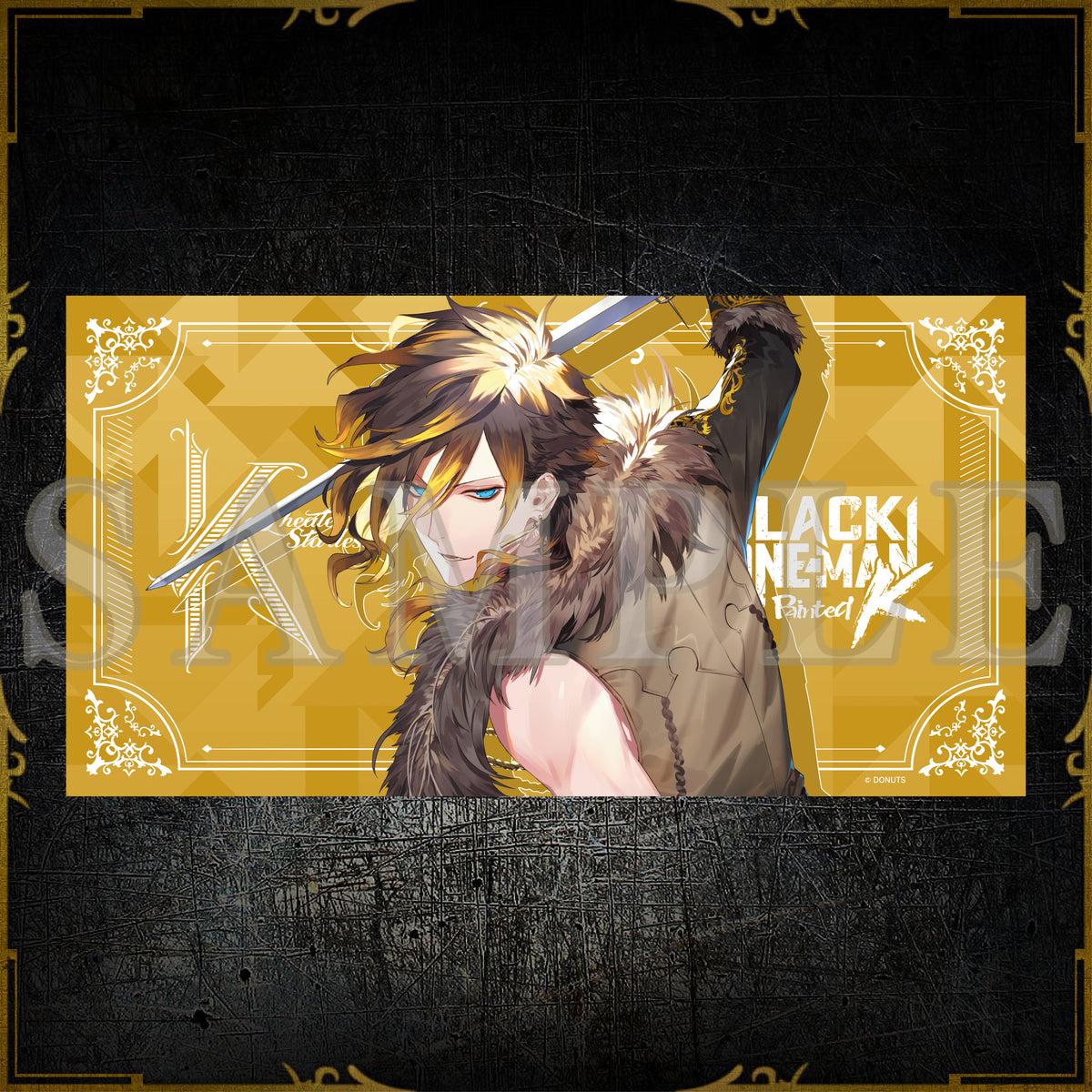 受注生産限定】ビックバスタオル Painted K – ブラックスター -Theater