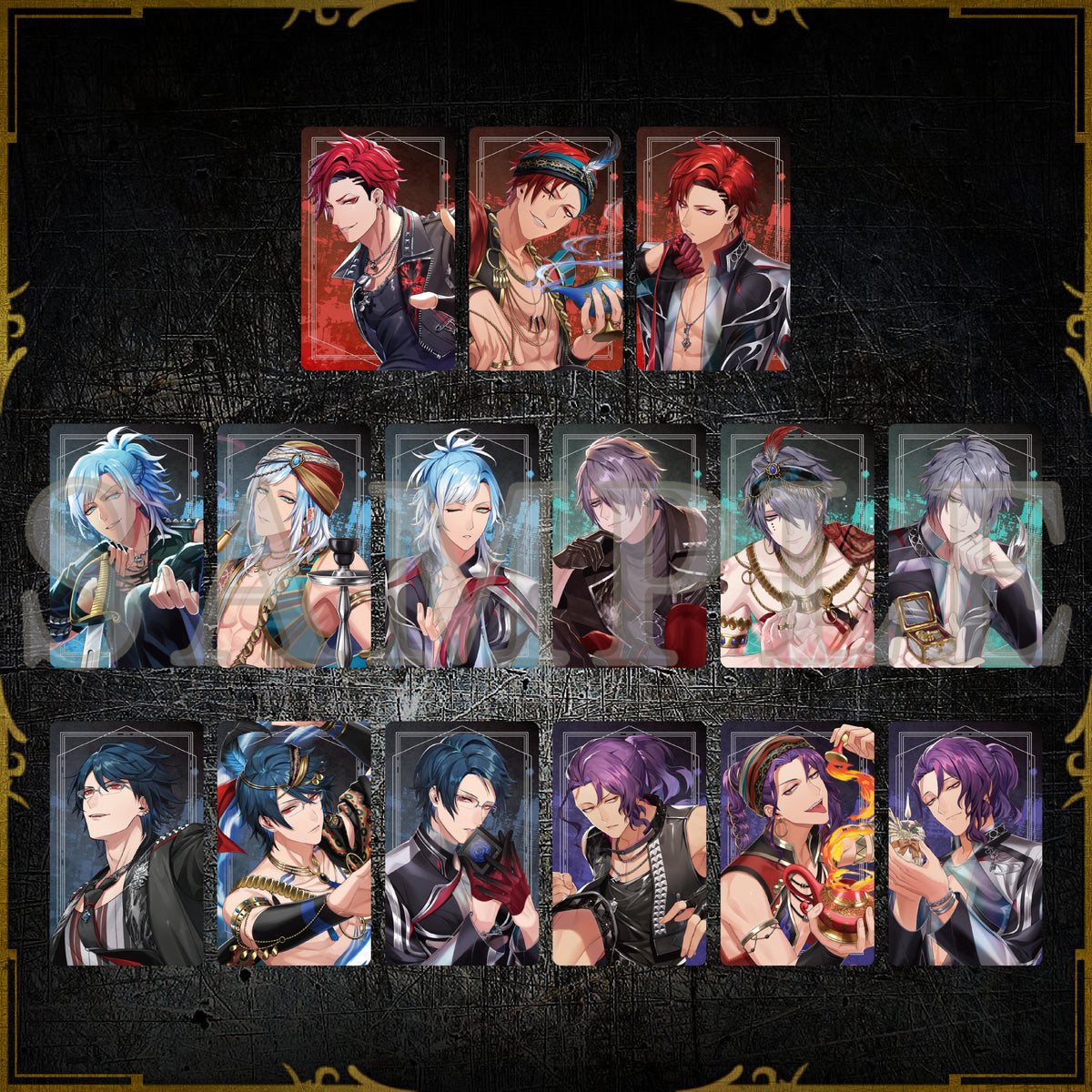 ビジュアルフォトカード Painted Wver. – ブラックスター -Theater