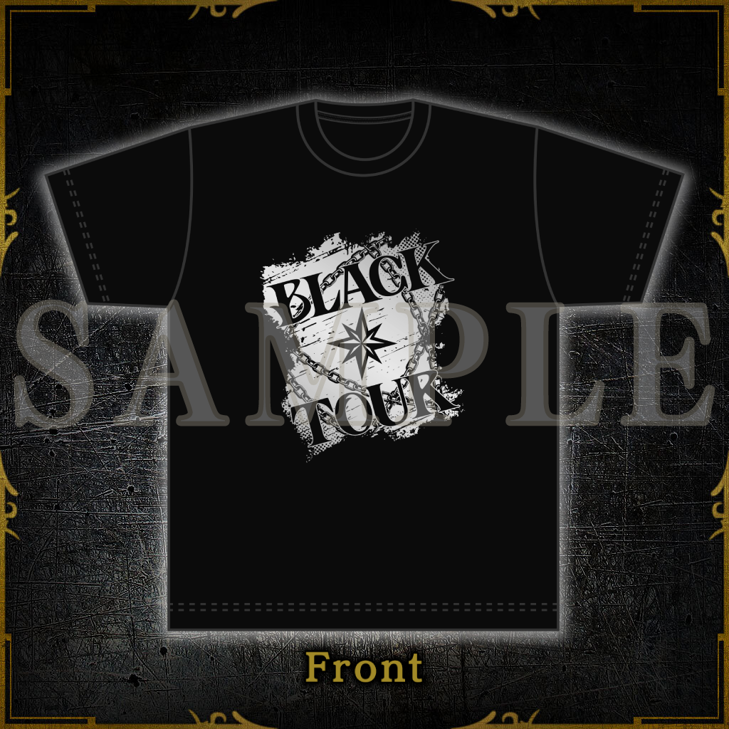 BLACK TOUR Tシャツ フリーサイズ – ブラックスター -Theater BLACK TOUR Tシャツ フリーサイズ – ブラックスター -Theater