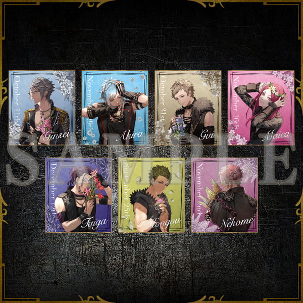 ブラスタ　銀星　まねきねこ　楽曲本　色紙 トレーディングミニ色紙 GAME SONG COLLECTION Season4ver