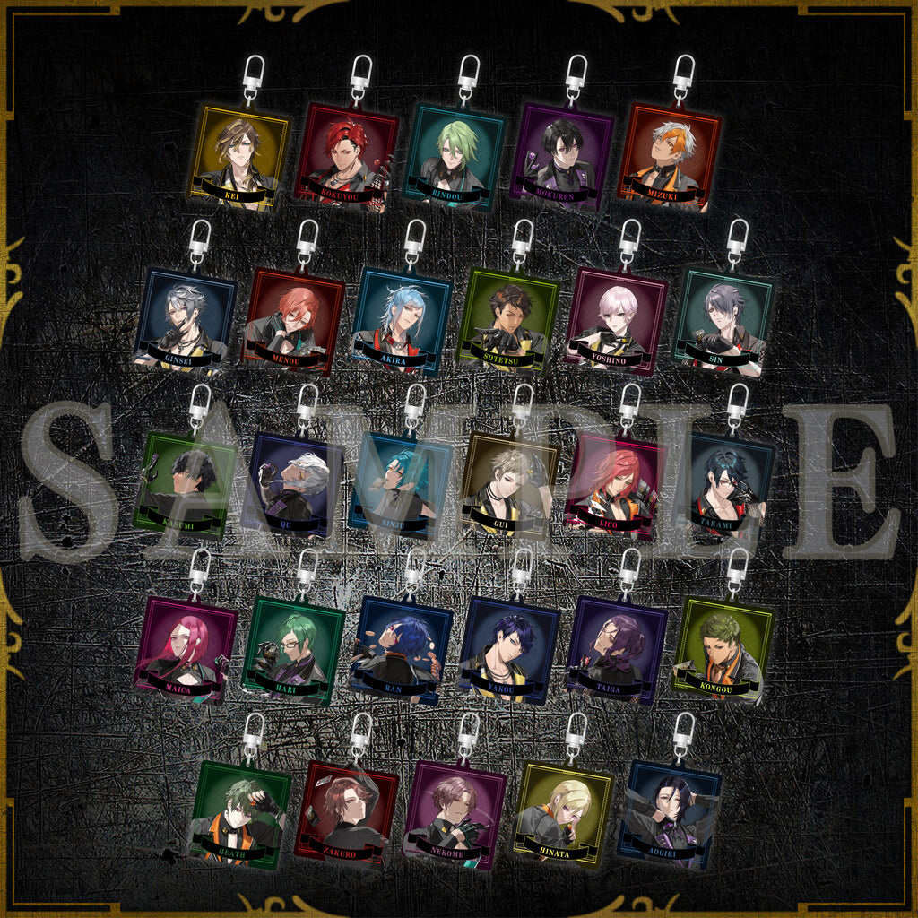 AGF2025 アクリルキーホルダー – ブラックスター -Theater Starless