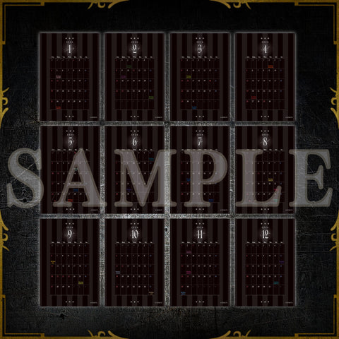 AGF2025 卓上カレンダー – ブラックスター -Theater Starless