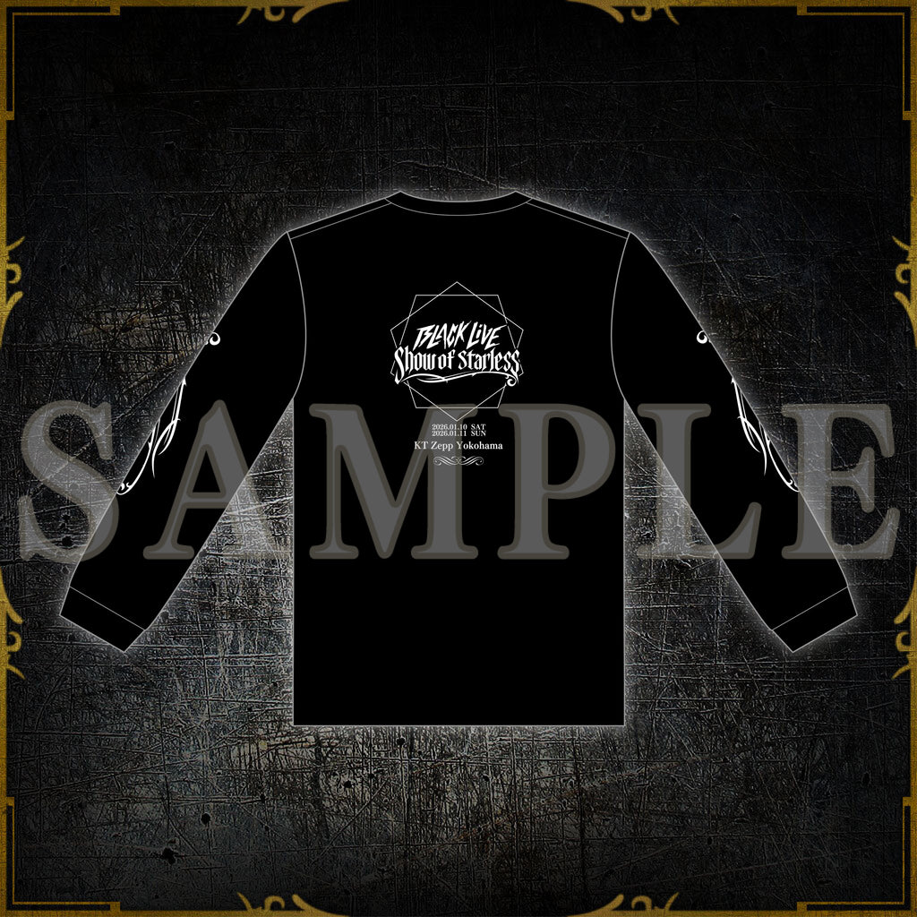 BLACK LIVE -Show of Starless- ライブロングTシャツ – ブラックスター