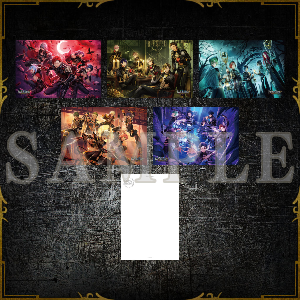 パラライ SWANK ポストカード Paradox Live 燕夏準 & 緋景斗真 SWANK 購入特典 ポストカード