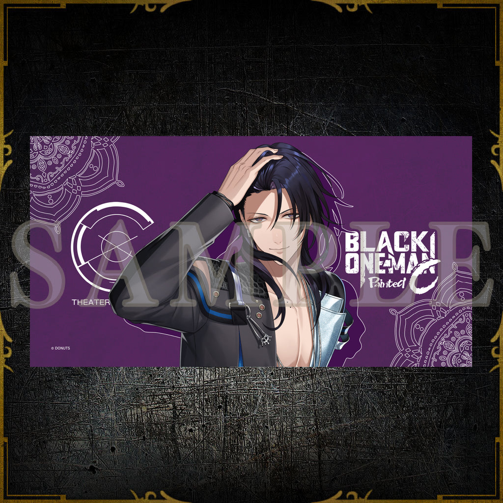 受注生産限定】ビッグバスタオル Painted C – ブラックスター -Theater