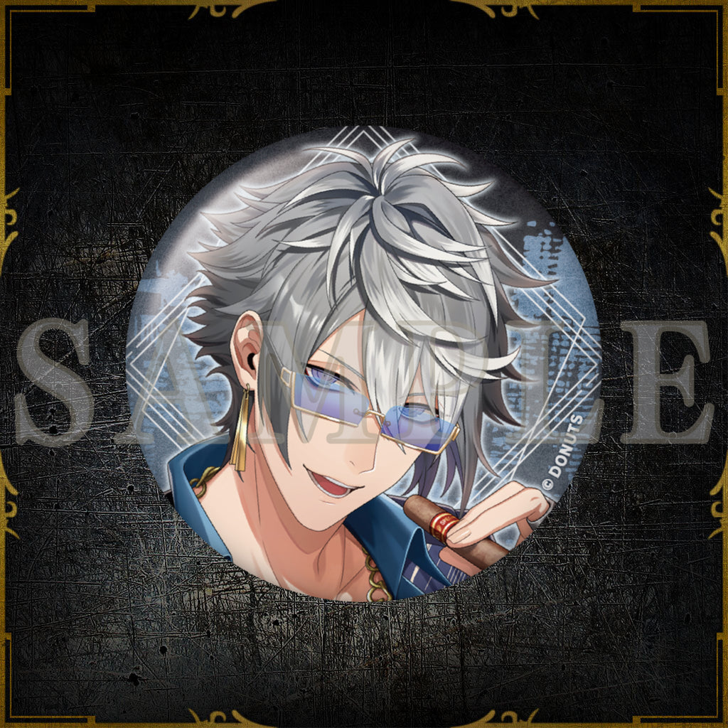 57㎜缶バッジ Painted Kver. – ブラックスター -Theater Starless