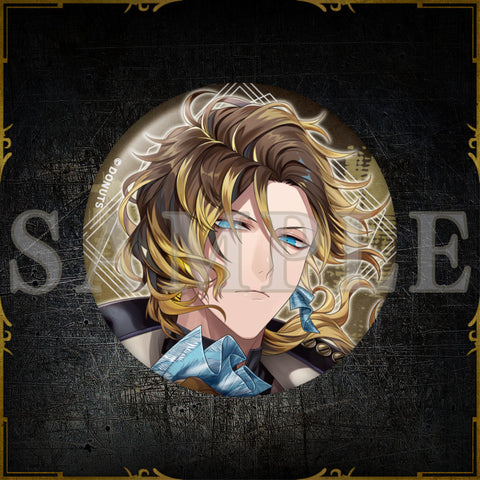 57㎜缶バッジ Painted Kver. – ブラックスター -Theater Starless
