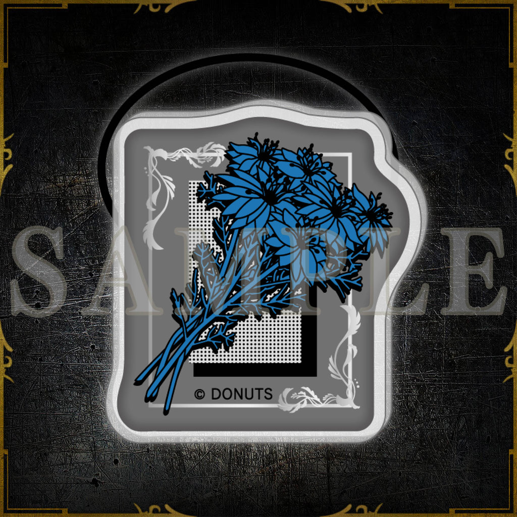 フラワーモチーフヘアゴム – ブラックスター -Theater Starless