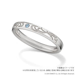 【U-TREASUREコラボ】Team K カラーストーンリング シルバー