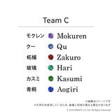 【U-TREASUREコラボ】Team C カラーストーンリング シルバー