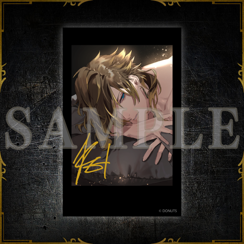 XLOV ルイ RISING STAR ソロ チェキ AGF2022 チェキ風カード – ブラックスター -Theater Starless