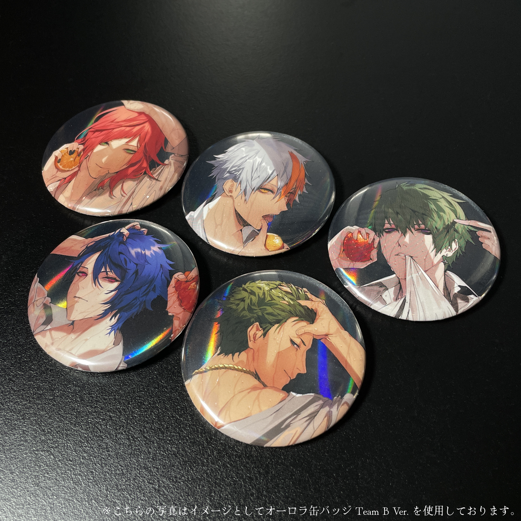 メリ 缶バッジ 31個 オーロラ缶バッジ – ブラックスター -Theater Starless