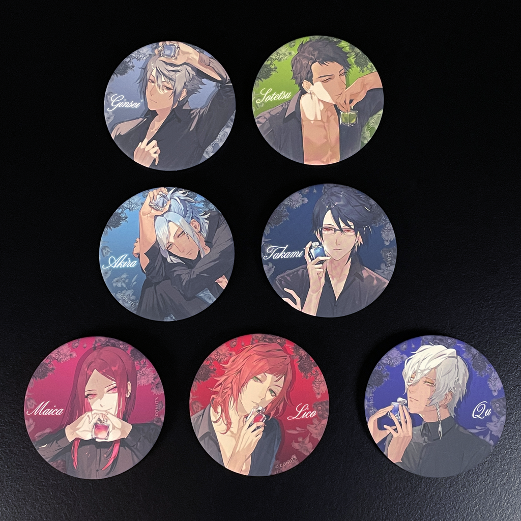 57mm缶バッジ 3.5周年ver. – ブラックスター -Theater Starless